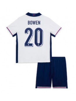 England Jarrod Bowen #20 Heimtrikotsatz für Kinder EM 2024 Kurzarm (+ Kurze Hosen)